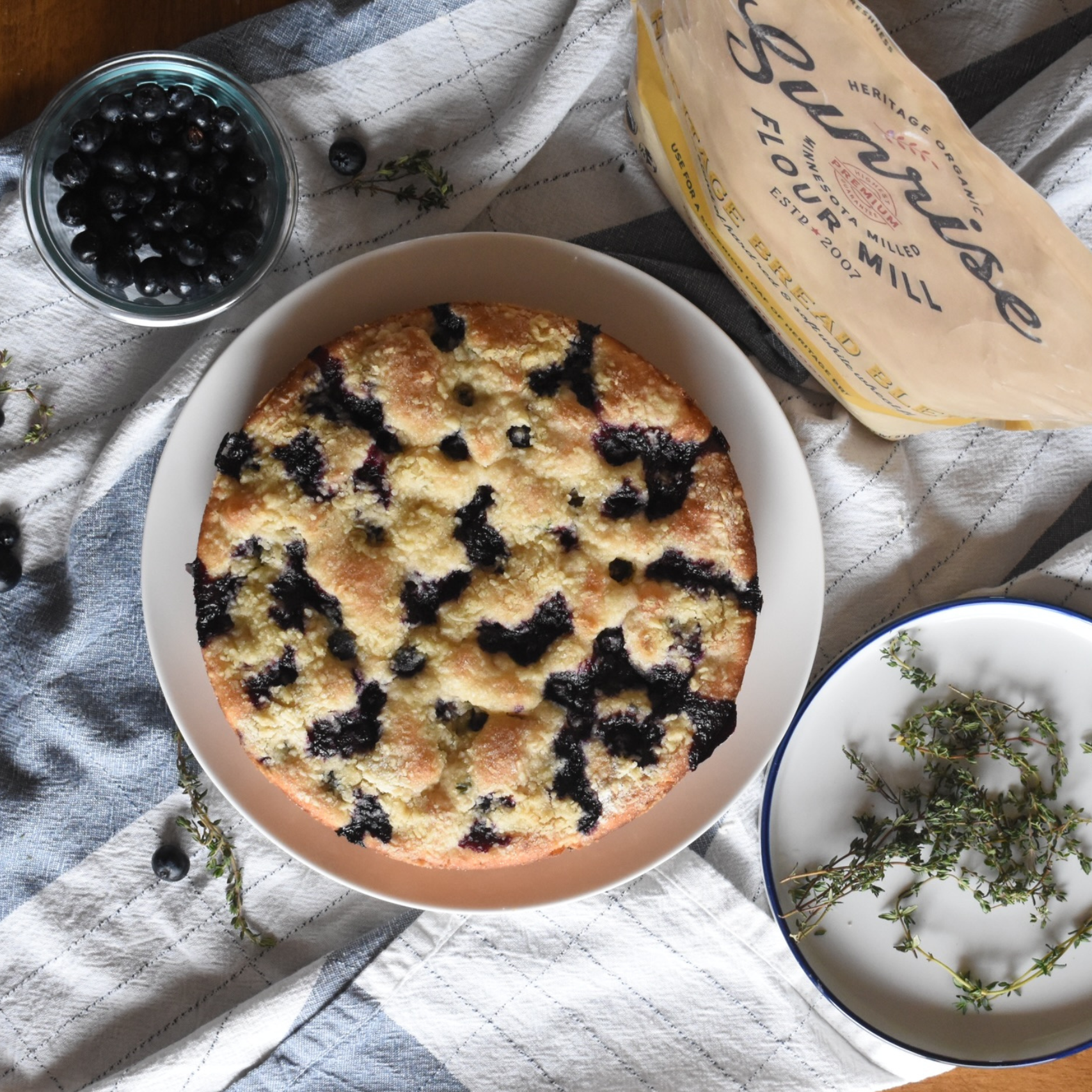 Heritage Blueberry Focaccia Recipe – Sunrise Flour Mill