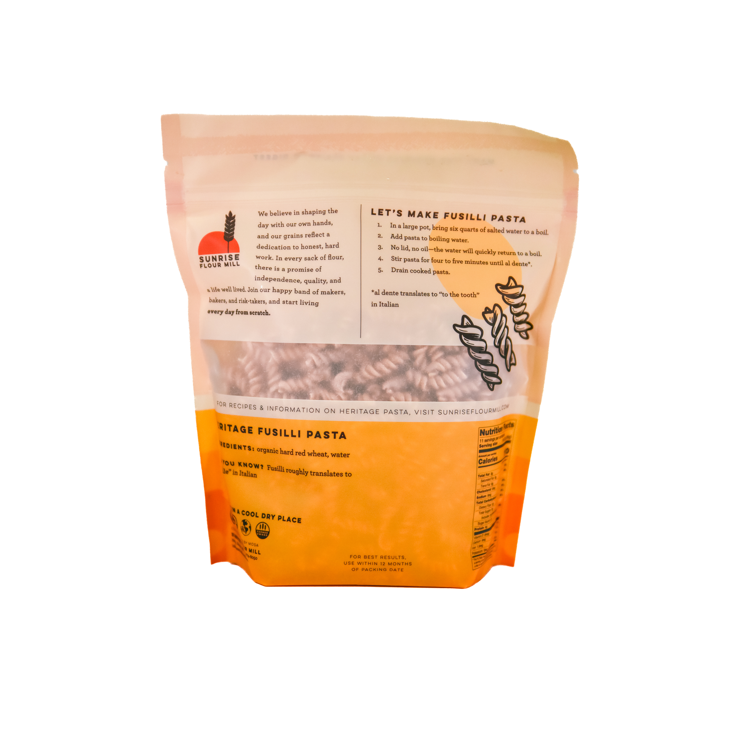 Heritage Fusilli Pasta