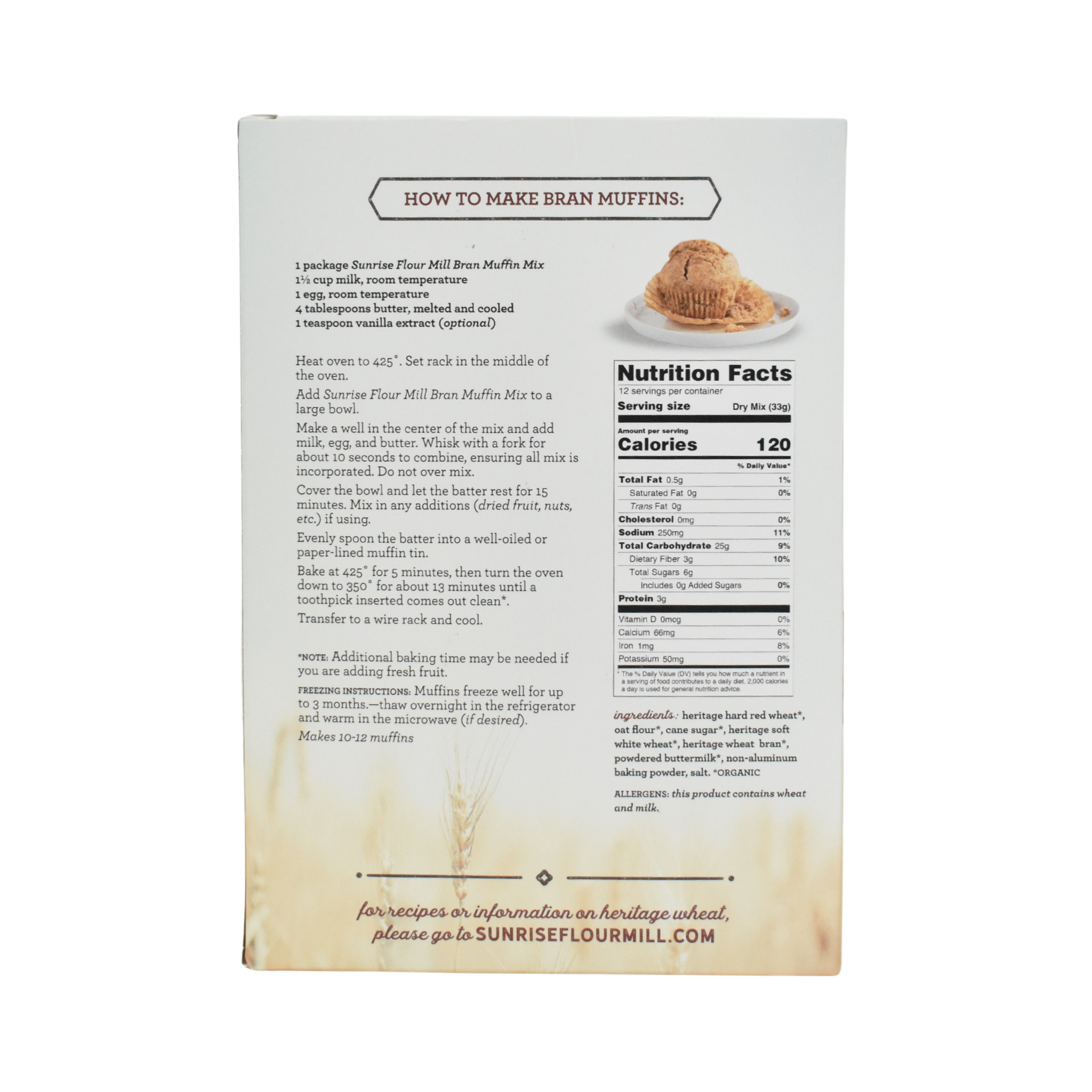 Heritage Bran Muffin Mix