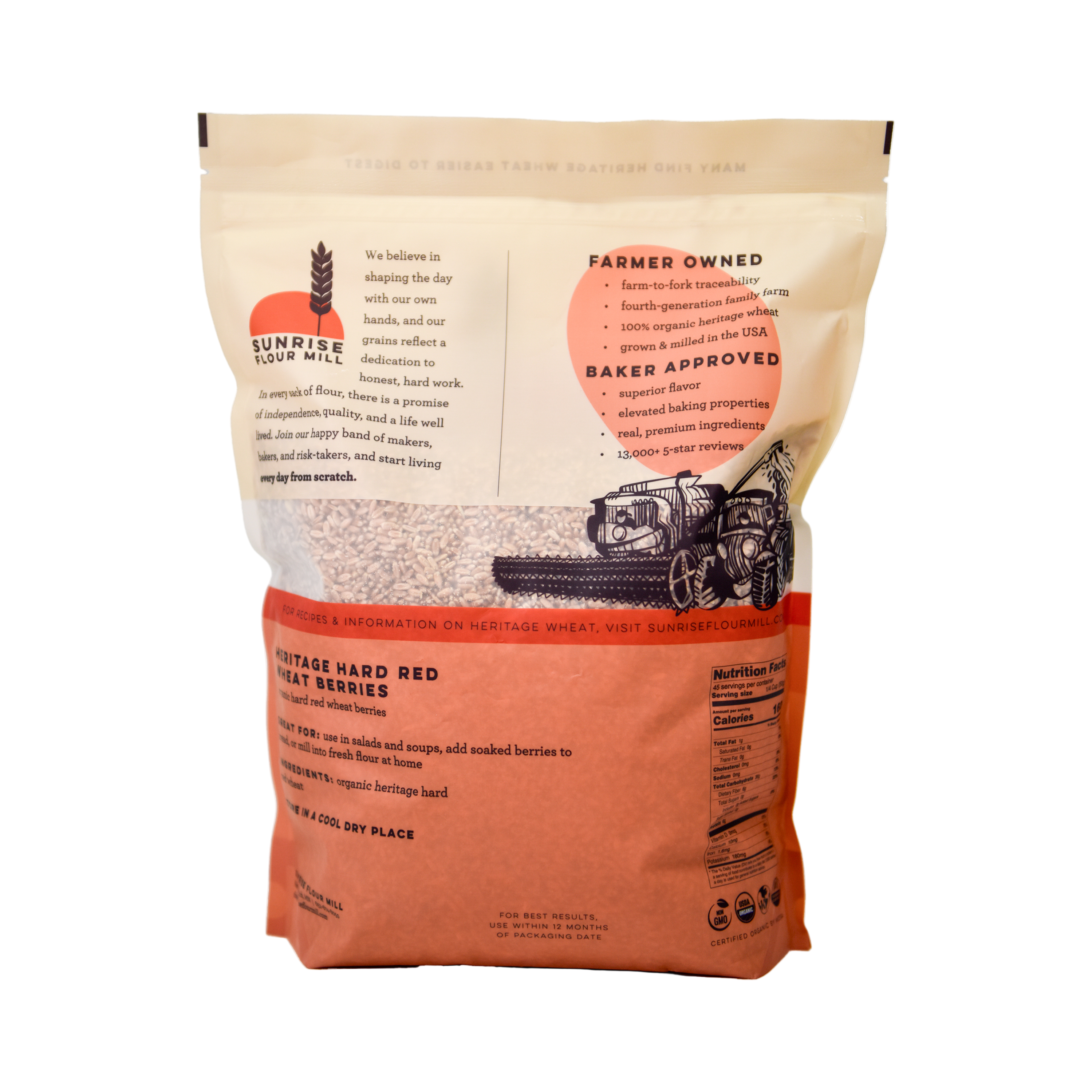 Heritage Hard Red Wheat Berries