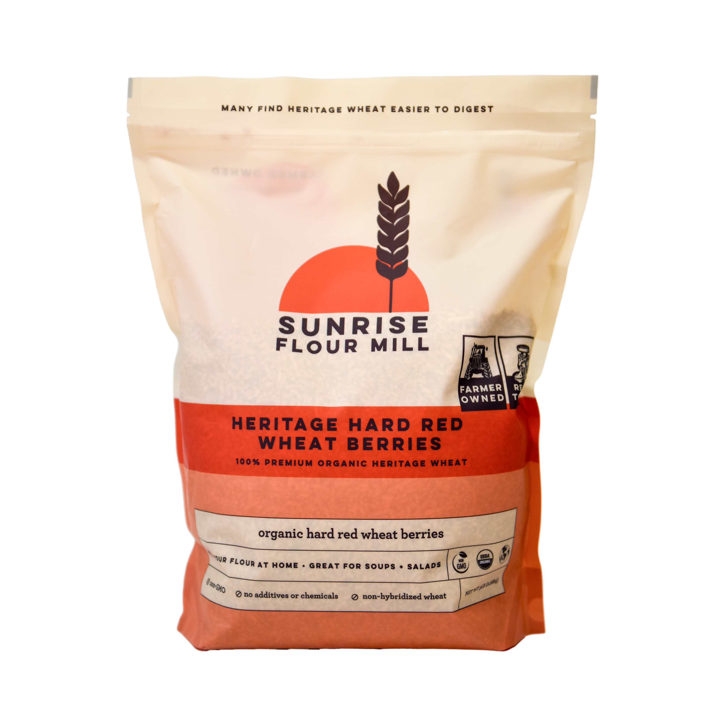 Heritage Hard Red Wheat Berries