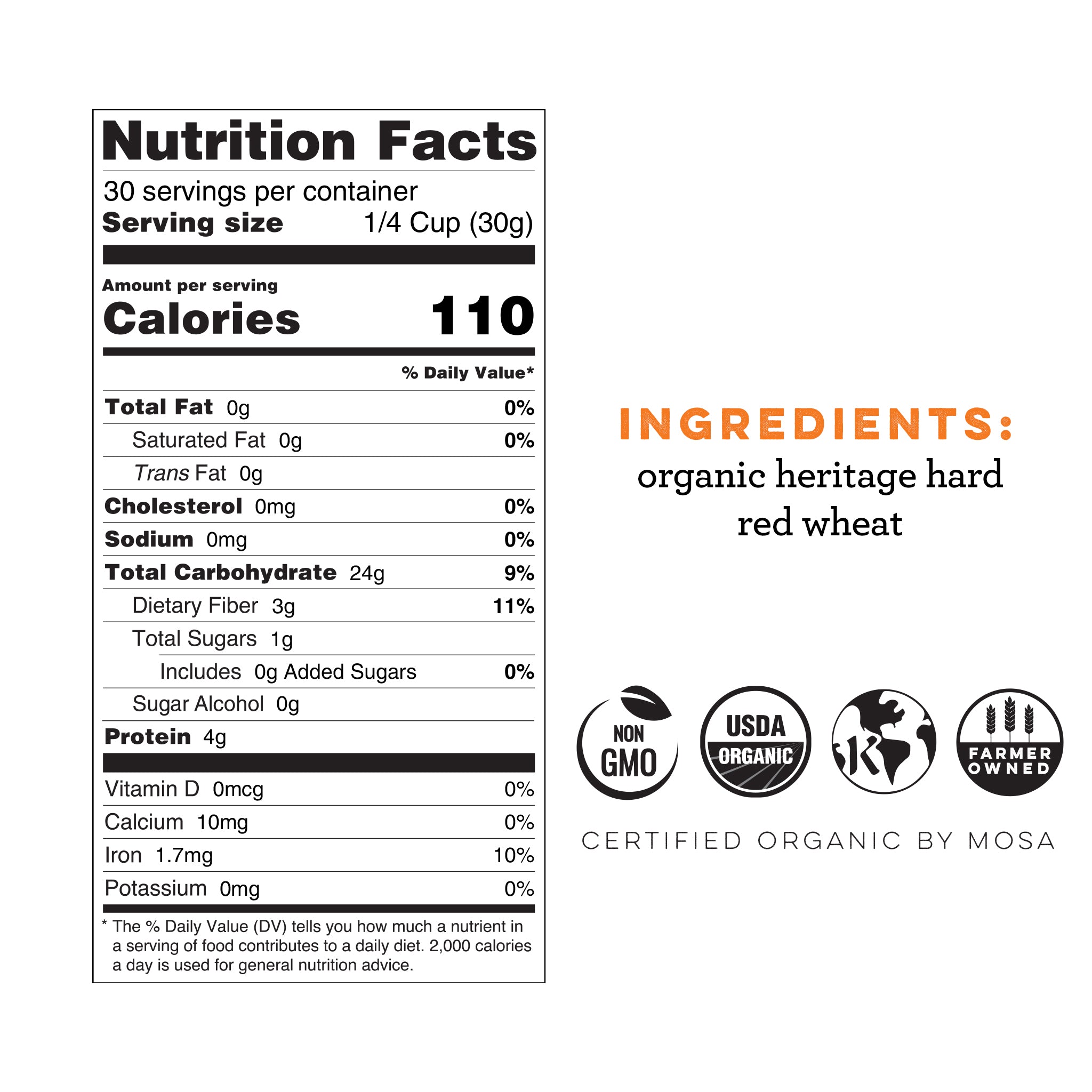 Heritage Whole Wheat Flour