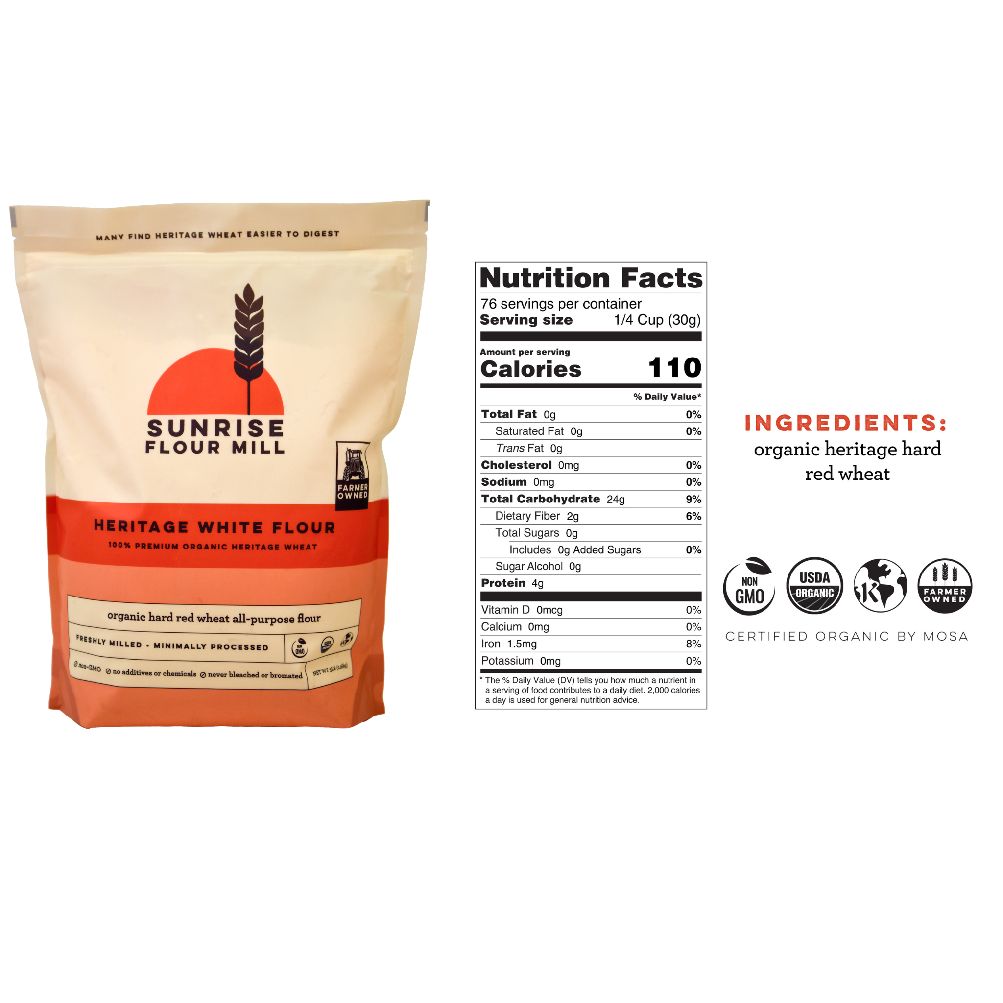 Heritage Flour 4-Pack
