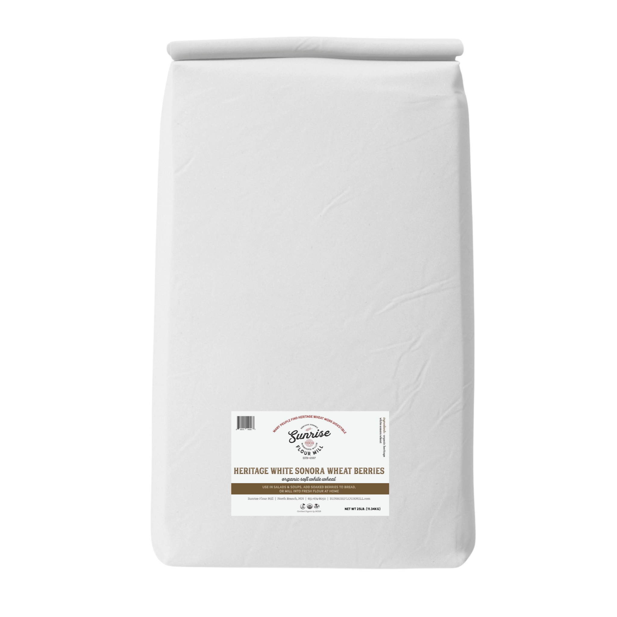 Heritage Soft White Wheat Berries
