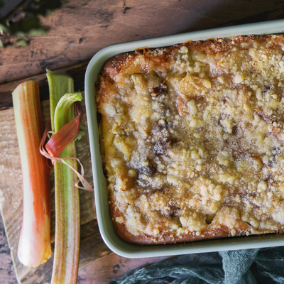 Rhubarb Apple Crisp Recipe