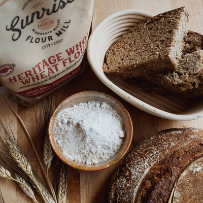 Heritage Whole Wheat Sourdough Bread Recipe