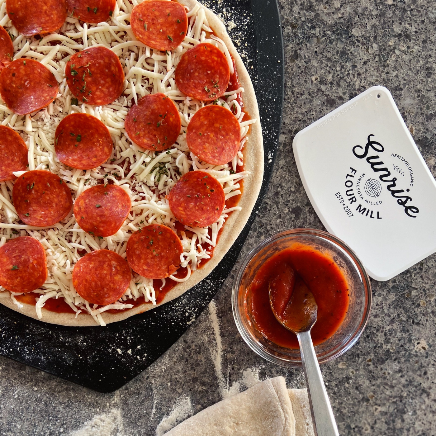 Heritage Pizza Crust Recipe – Sunrise Flour Mill - Main Image