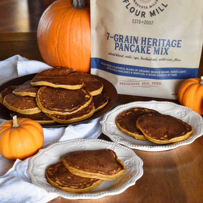 Heritage 7-Grain Pumpkin Pancake Recipe