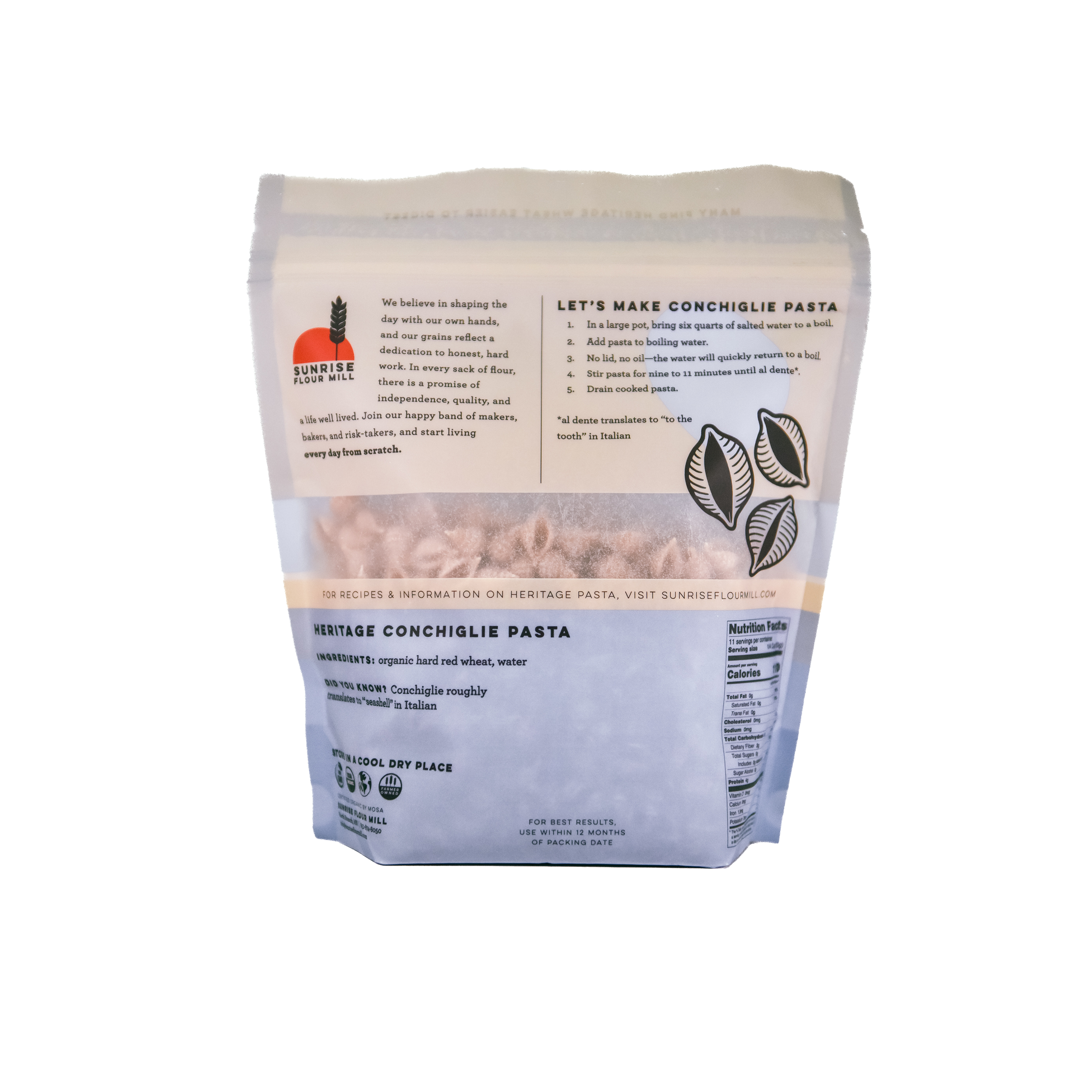 Heritage Conchiglie Pasta