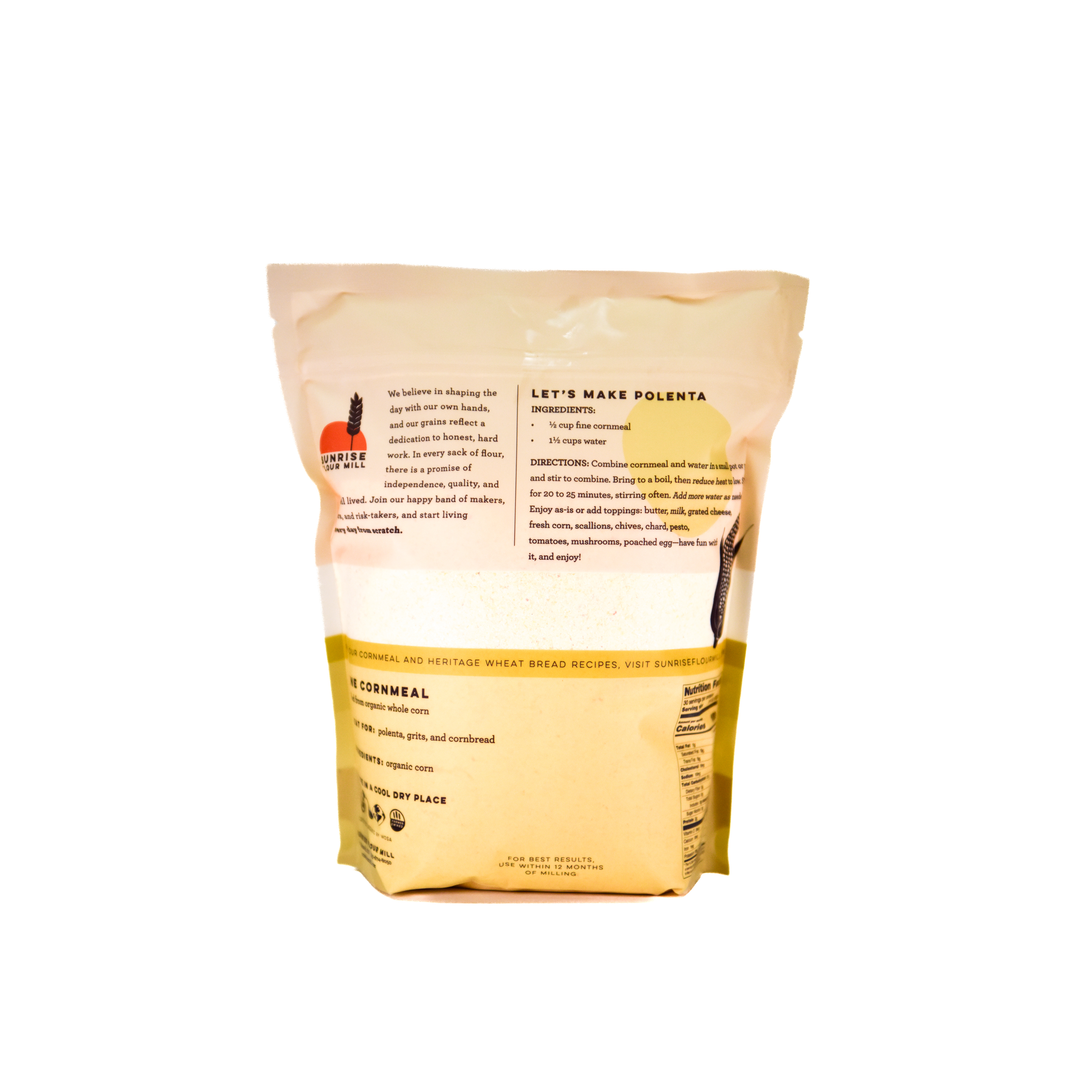 Organic Fine Cornmeal