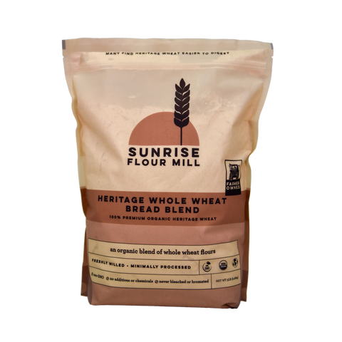 New Products - Heritage Organic Wheat Products – Sunrise Flour Mill