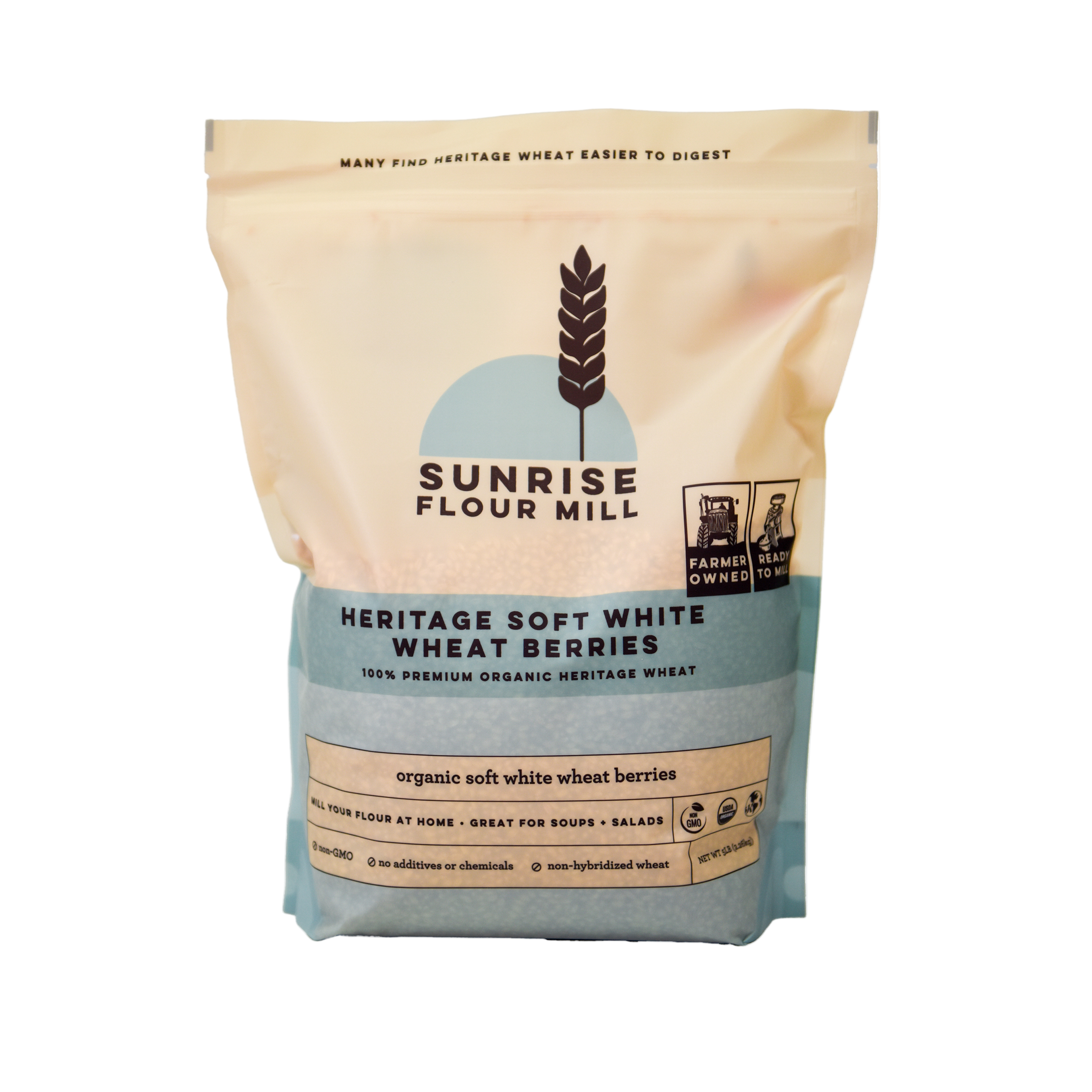 Heritage Soft White Wheat Berries