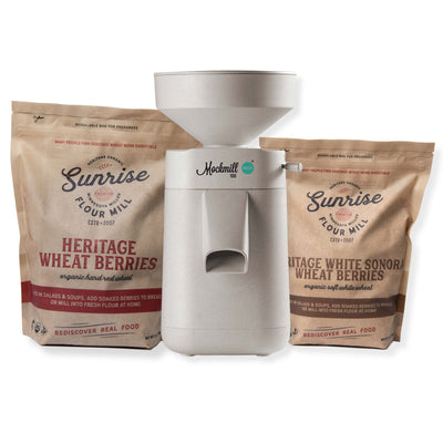 Mockmill 100 Grain Mill + Heritage Wheat Berries