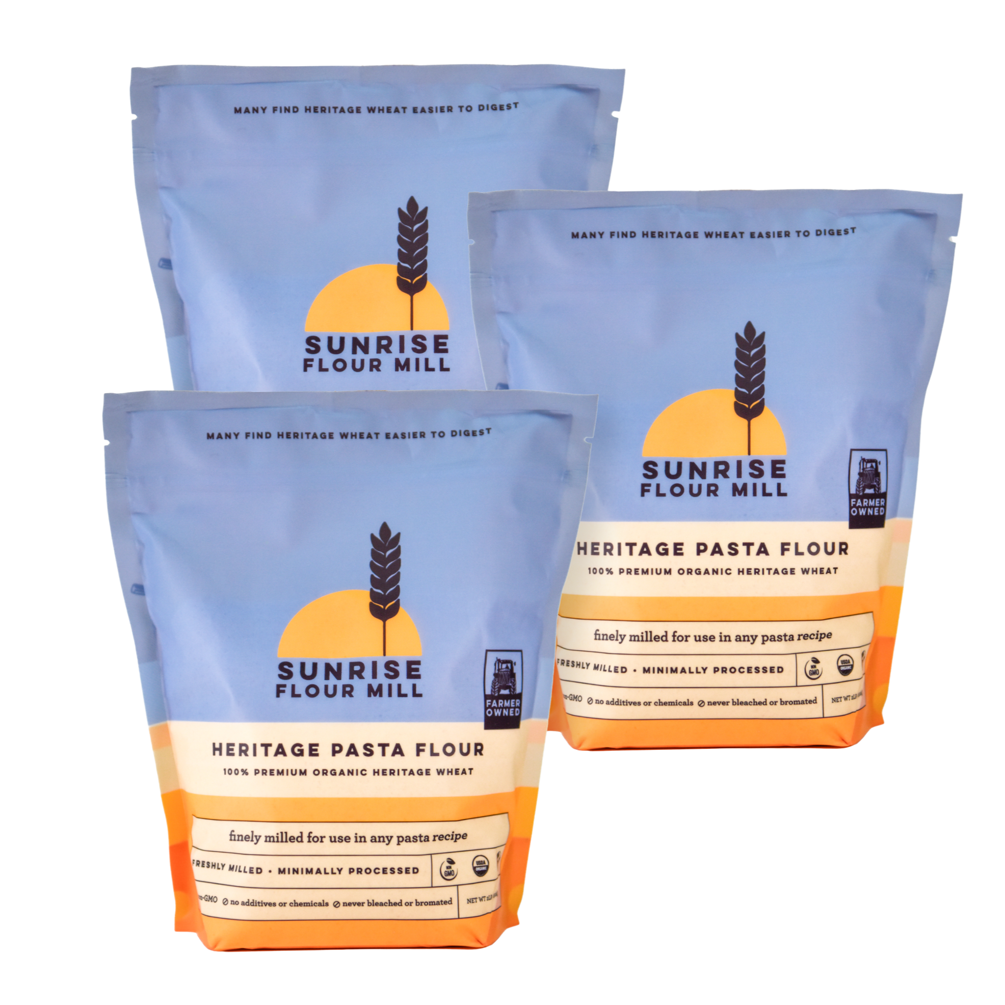 Heritage Pasta Flour (3 pack)