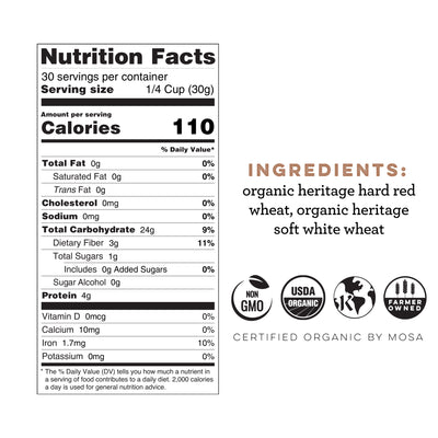 Heritage Whole Wheat Bread Blend