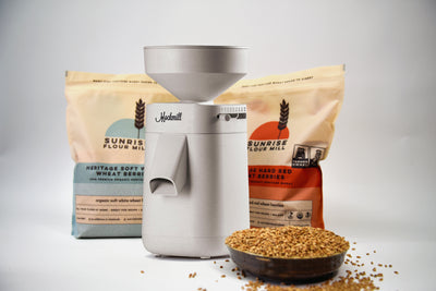 Mockmill 100 Grain Mill + Heritage Wheat Berries
