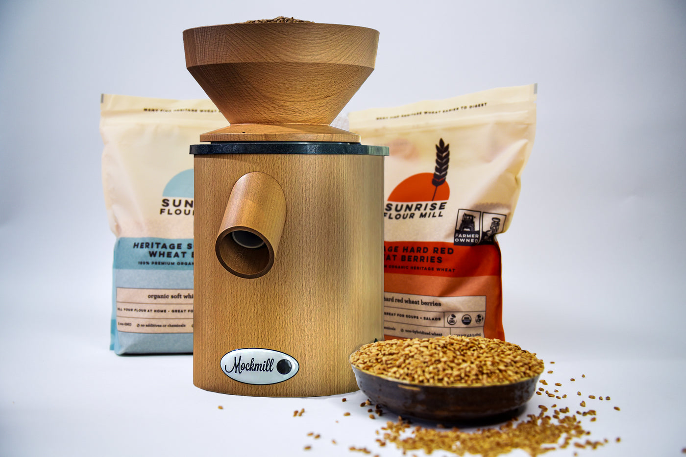 Mockmill Professional 200 Grain Mill + Heritage Wheat Berries