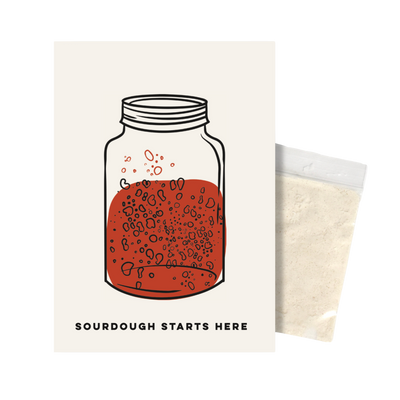 Sourdough Starter Kit with Jar and Heritage Sourdough Starter