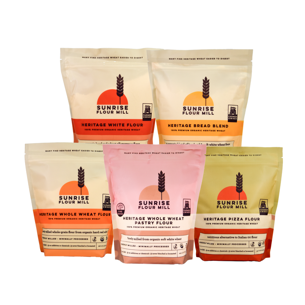 Heritage Organic Flour Gift Pack - Baking Flours – Sunrise Flour Mill