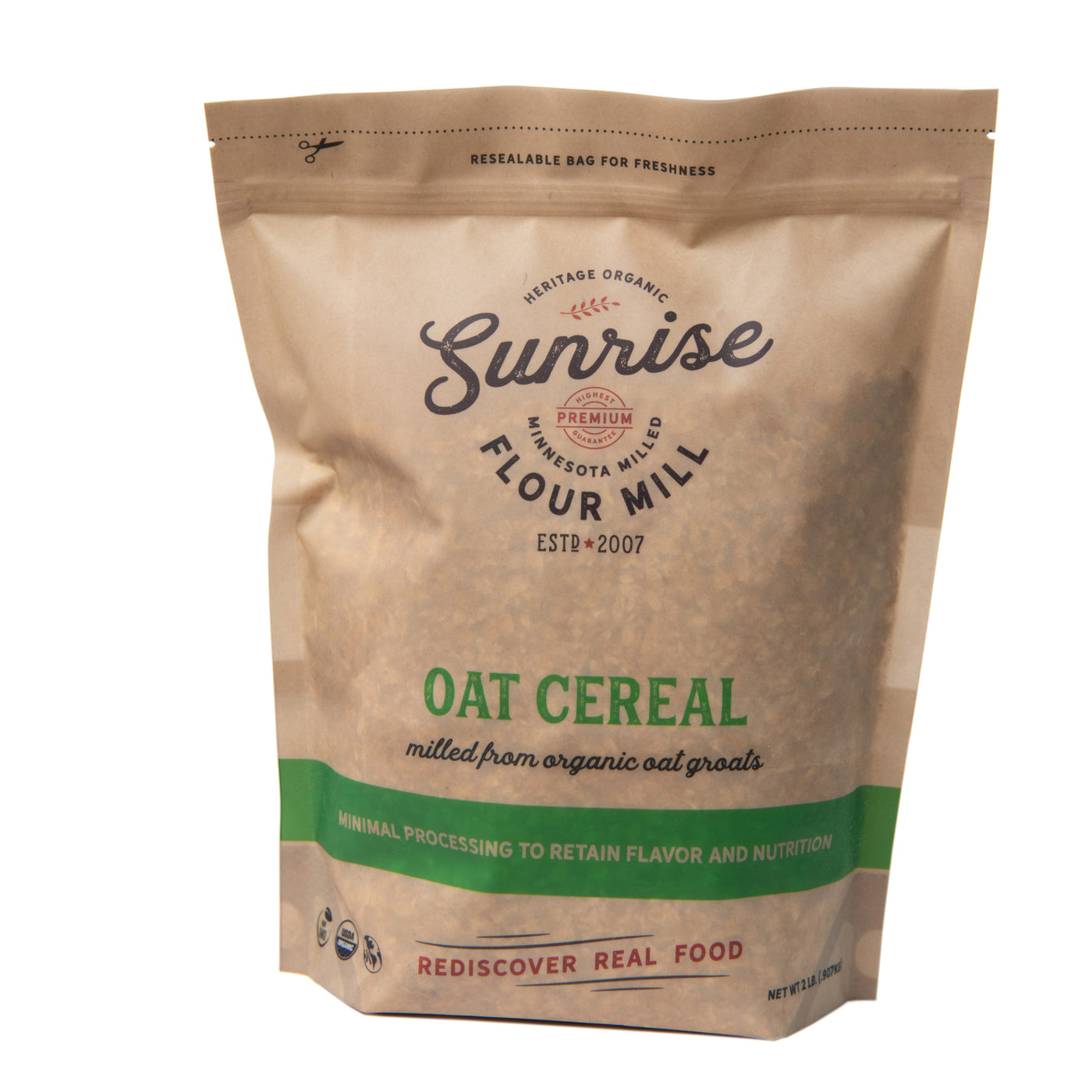 Organic Oat Cereal (2 lbs)
